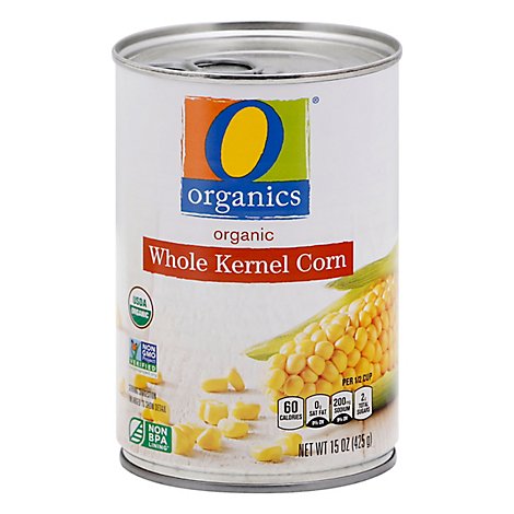 O Organics Organic Corn Whole Kernel - 15.25 Oz