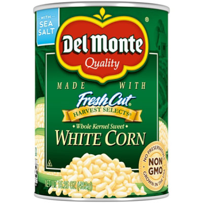 Del Monte Harvest Selects Corn White Whole Kernel Sweet - 15.25 Oz - Image 1