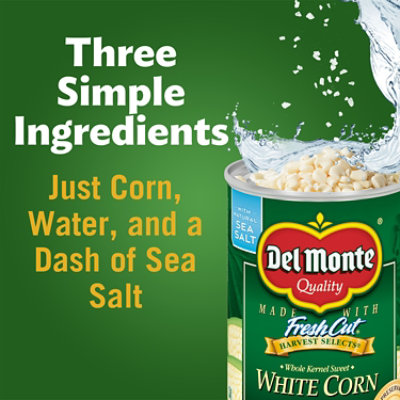 Del Monte Harvest Selects Corn White Whole Kernel Sweet - 15.25 Oz - Image 4