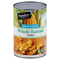 Signature SELECT Corn Whole Kernel Golden Sweet Not Salt Added Can - 15.25 Oz - Image 1