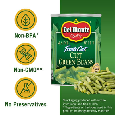 Del Monte Fresh Cut Green Beans Cut Blue Lake - 14.5 Oz - Image 2