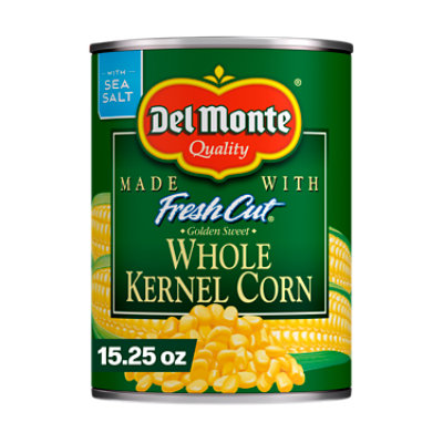 Del Monte Fresh Cut Golden Sweet Whole Kernel Corn - 15.25 Oz