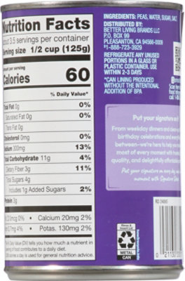 Signature SELECT Peas Sweet - 15 Oz - Image 5