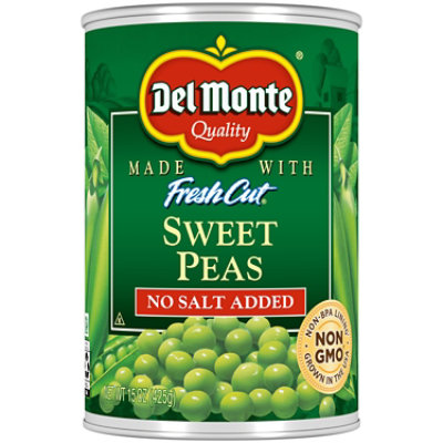 Del Monte Fresh Cut Peas Sweet No Salt Added - 15 Oz - Image 1