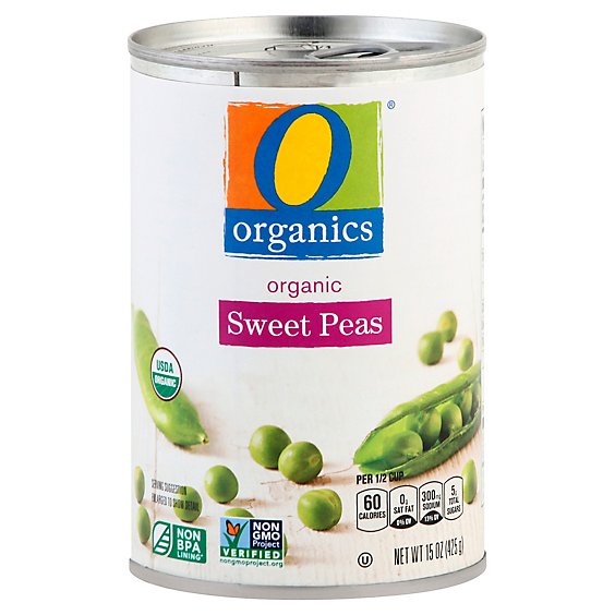 O Organics Organic Peas Sweet - 15 Oz