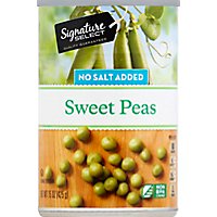 Signature SELECT Peas Sweet No Salt Added Can - 15 Oz - Image 2