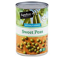 Signature SELECT Peas Sweet No Salt Added Can - 15 Oz