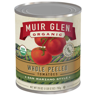 Muir Glen Tomatoes Organic Peeled Whole San Marzano Style - 28 Oz - Image 3