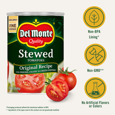 Del Monte Tomatoes Stewed Original Recipe - 14.5 Oz - Image 3