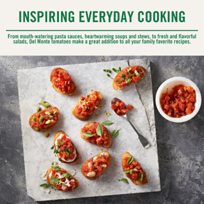 Del Monte Diced Tomatoes with the Flavors of Basil Garlic & Oregano - 14.5 Oz - Image 5