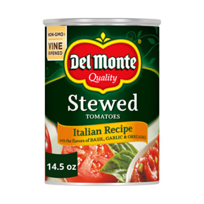 Del Monte Tomatoes Stewed Italian Recipe - 14.5 Oz - Image 1