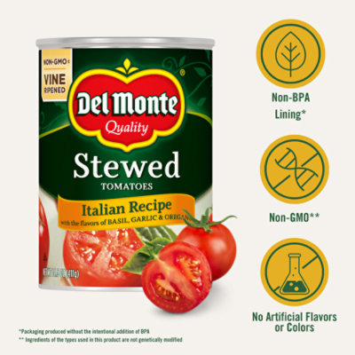 Del Monte Tomatoes Stewed Italian Recipe - 14.5 Oz - Image 3