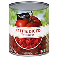Signature SELECT Tomatoes Diced Petite - 28 Oz - Image 1