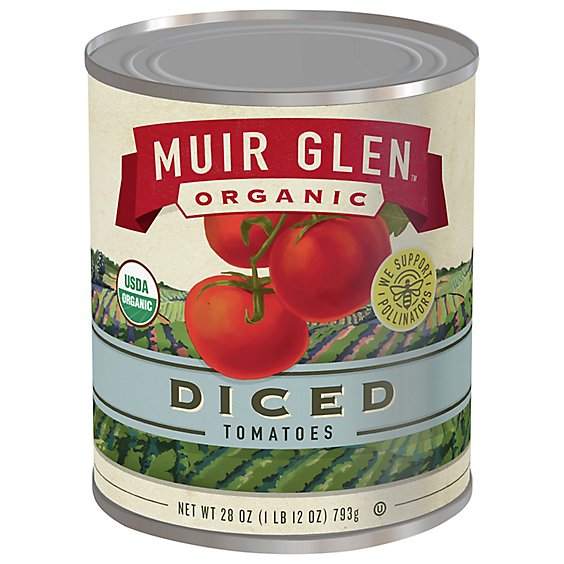 Muir Glen Tomatoes Organic Diced - 28 Oz