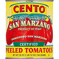 CENTO Tomatoes Peeled With Basil Leaf San Marzano - 28 Oz - Image 2