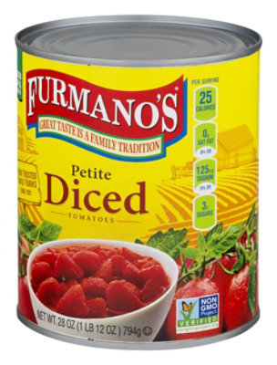 Furmanos Tomatoes Diced Petite - 28 Oz - Image 4