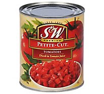 S&W Tomatoes Diced Premium Petite-Cut in Rich Juice - 28 Oz