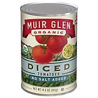Muir Glen Tomatoes Organic Diced No Salt Added - 14.5 Oz - Image 2