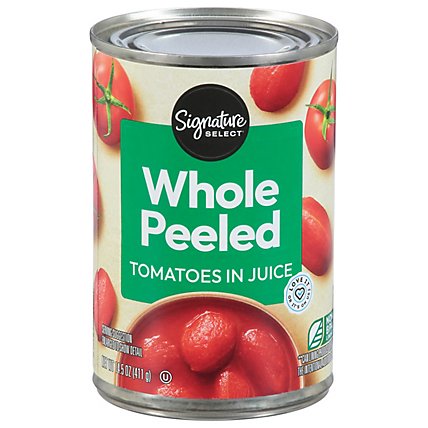 Signature SELECT Tomatoes Peeled Whole - 14.5 Oz - Image 2