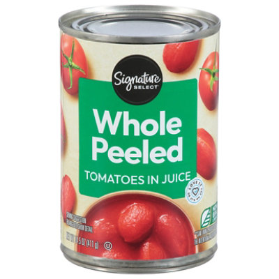 Signature SELECT Tomatoes Peeled Whole - 14.5 Oz