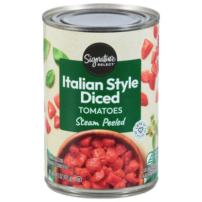 Signature SELECT Italian Style Diced Tomatoe - 14.5 Oz