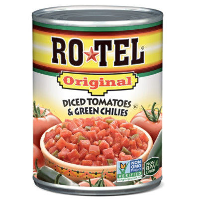 RO-TEL Original Diced Tomatoes And Green Chilies - 10 Oz - Image 1