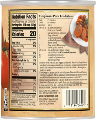 S&W Tomatoes Crushed Premium in Rich Puree - 28 Oz - Image 6