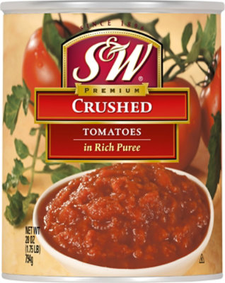 S&W Tomatoes Crushed Premium in Rich Puree - 28 Oz - Image 2