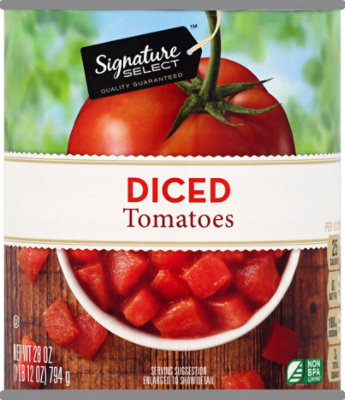 Signature SELECT Diced Tomatoes - 28 Oz - Image 2