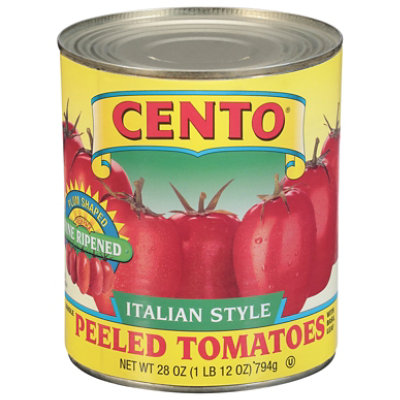 CENTO Tomatoes Peeled With Basil Leaf Whole - 28 Oz - Image 3