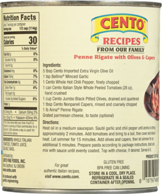 CENTO Tomatoes Peeled With Basil Leaf Whole - 28 Oz - Image 6