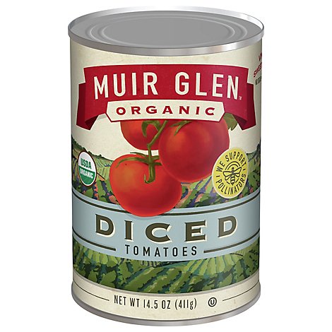 Muir Glen Tomatoes Organic Diced - 14.5 Oz