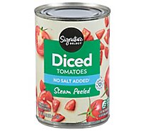 Signature SELECT Tomatoes Diced No Salt Added - 14.5 Oz