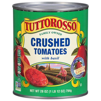 Tuttorosso Tomatoes Crushed with Basil - 28 Oz - Image 3