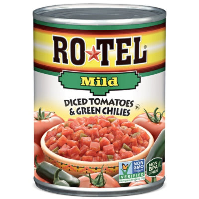 Rotel Mild Diced Tomatoes And Green Chilies - 10 Oz - Image 1