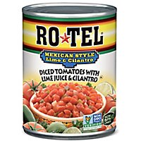 Rotel Mexican Style Lime And Cilantro Diced Tomatoes And Green Chilies - 10 Oz - Image 2