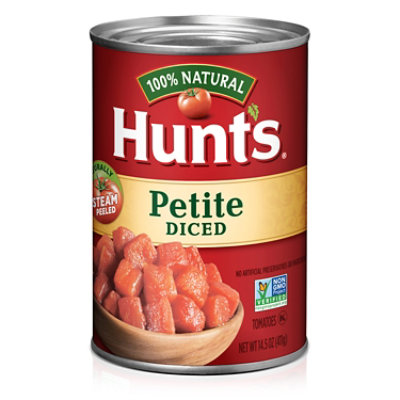 Hunts Tomatoes Diced Petite - 14.5 Oz