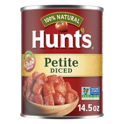 Hunts Tomatoes Diced Petite - 14.5 Oz