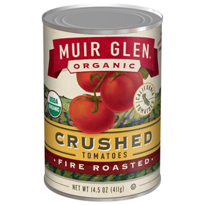 Muir Glen Tomatoes Organic Crushed Fire Rosted - 14.5 Oz