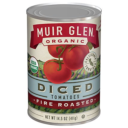 Muir Glen Tomatoes Organic Diced Fire Rosted - 14.5 Oz - Image 2