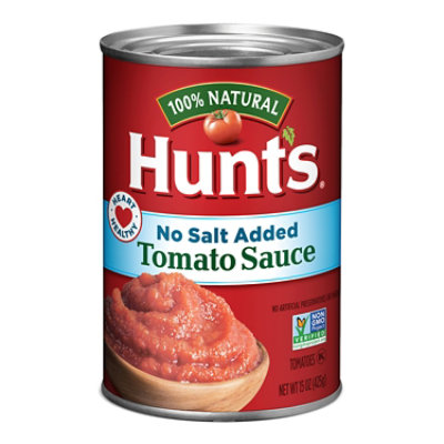 Hunt's No Salt Added Tomato Sauce - 15 Oz - Image 1