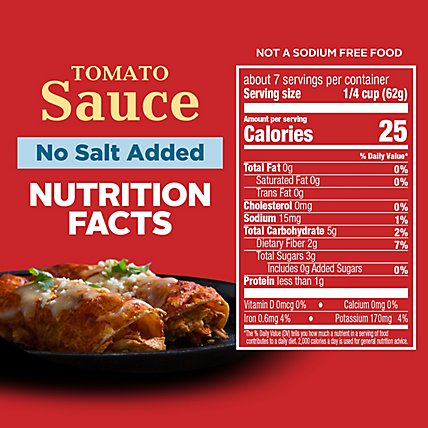Hunt's No Salt Added Tomato Sauce - 15 Oz - Image 4