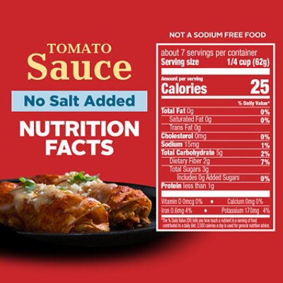 Hunt's No Salt Added Tomato Sauce - 15 Oz - Image 4