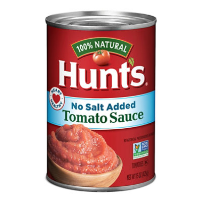 Hunts Tomato Sauce No Salt Added - 15 Oz