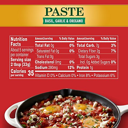 Hunt's Tomato Paste With Basil Garlic And Oregano - 6 Oz - Image 4