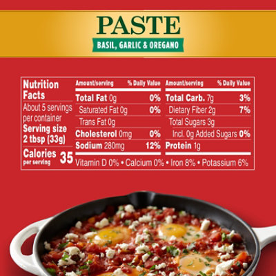 Hunt's Tomato Paste With Basil Garlic And Oregano - 6 Oz - Image 3