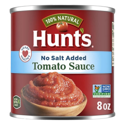 Hunt's No Salt Added Tomato Sauce - 8 Oz