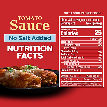 Hunt's No Salt Added Tomato Sauce - 8 Oz - Image 3