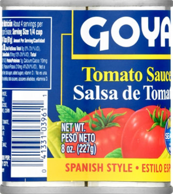 Goya Tomato Sauce Spanish Style Can - 8 Oz - Image 6