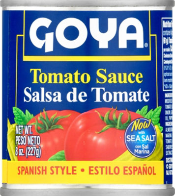 Goya Tomato Sauce Spanish Style Can - 8 Oz - Image 2